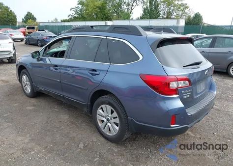 2017 Subaru Outback 2.5I Premium из США, поврежденный, VIN 4S4BSAHCXH3200557